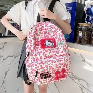 HK printed backpack